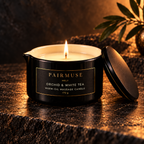 PAIR MUSE Oil Massage Candles ( Orchid & White Tea )